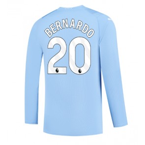 Maillot de foot Manchester City Bernardo Silva #20 Domicile 2023-24 Manche Longue
